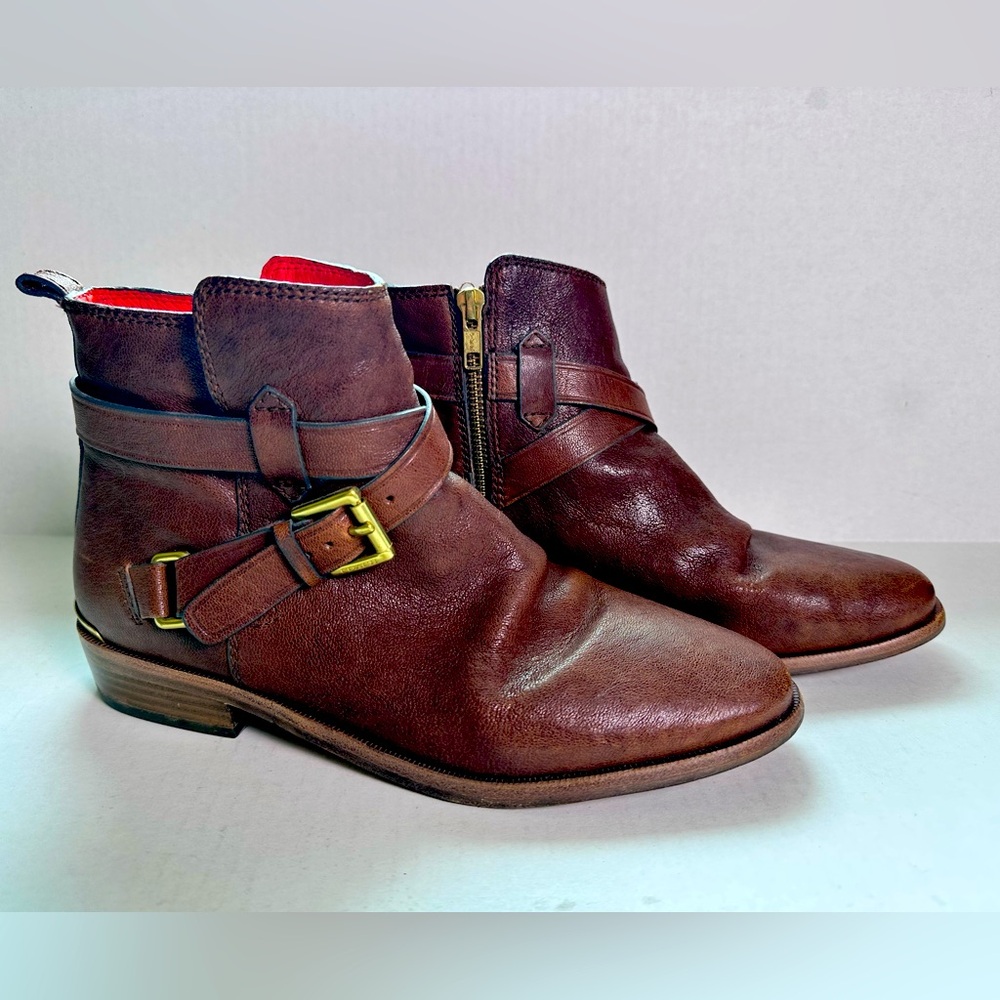 Coach Leoda Leather Ankle Boot - 7.5